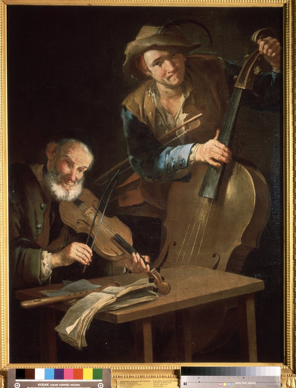 ""Os Músicos"" Pintura de Giacomo Francesco Cipper (1664-1736) Museu Pushkin, Moscou de Giacomo Francesco Cipper