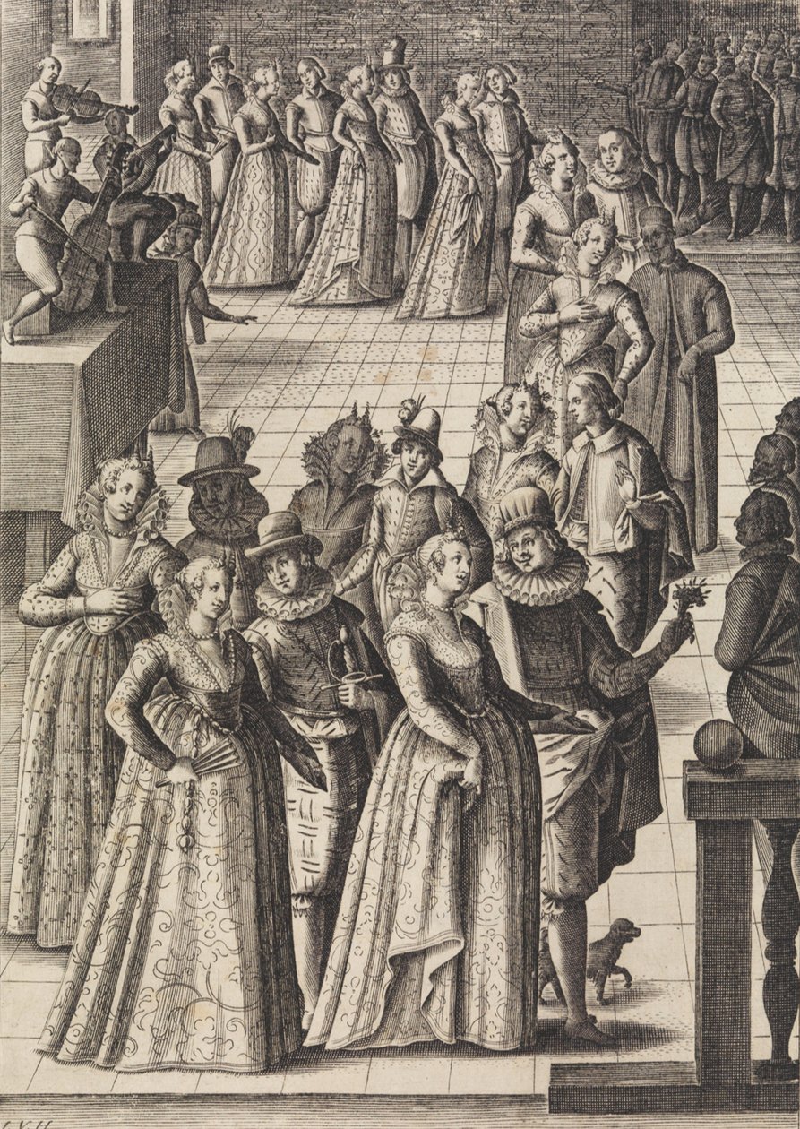 Festas ou danças ..., ca. 1610. de Giacomo Franco