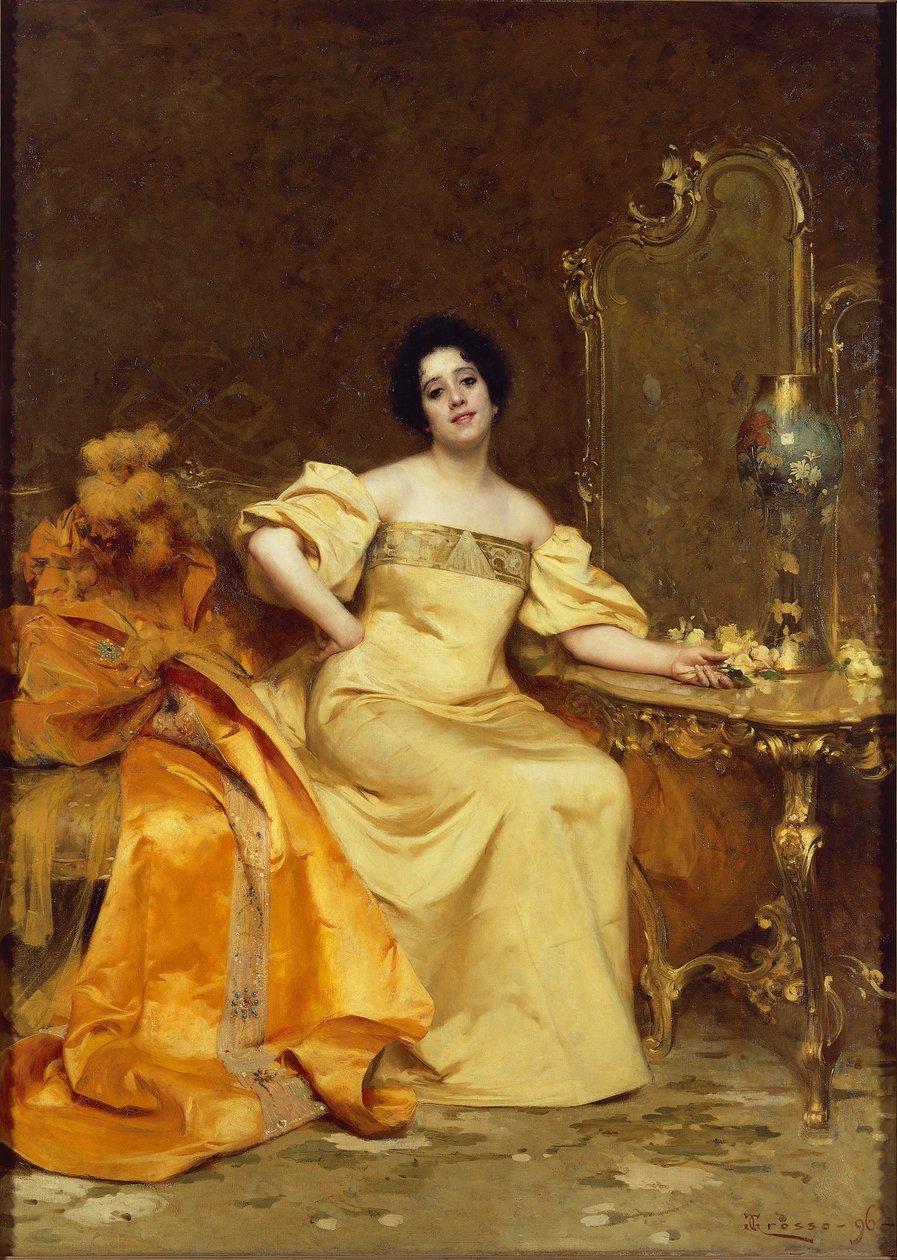 A atriz Virginia Reiter de Giacomo Grosso de Giacomo Grosso