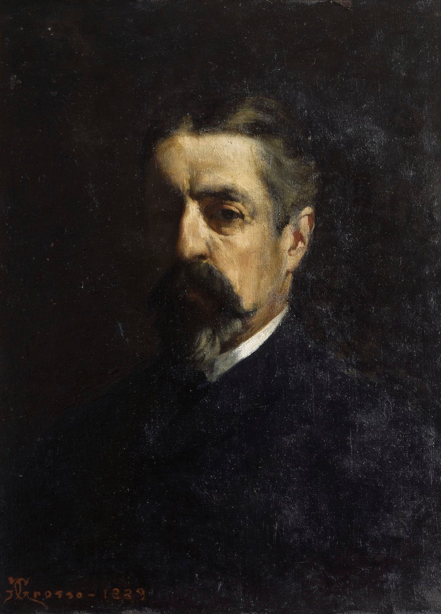 Retrato do Conde Marcello Panissera di Veglio (1830-1886) de Giacomo Grosso