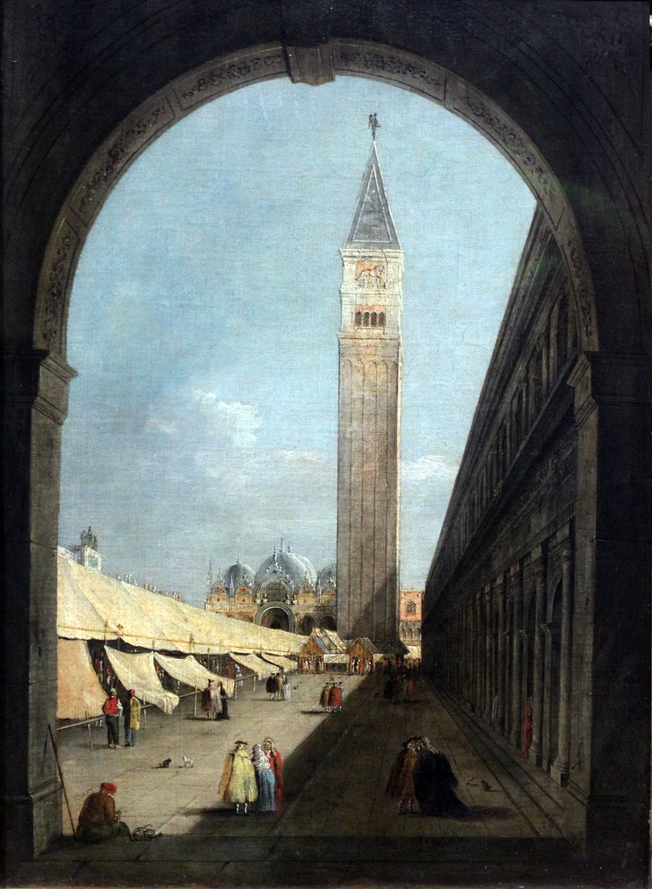 Praça de São Marcos em Veneza de Giacomo Guardi