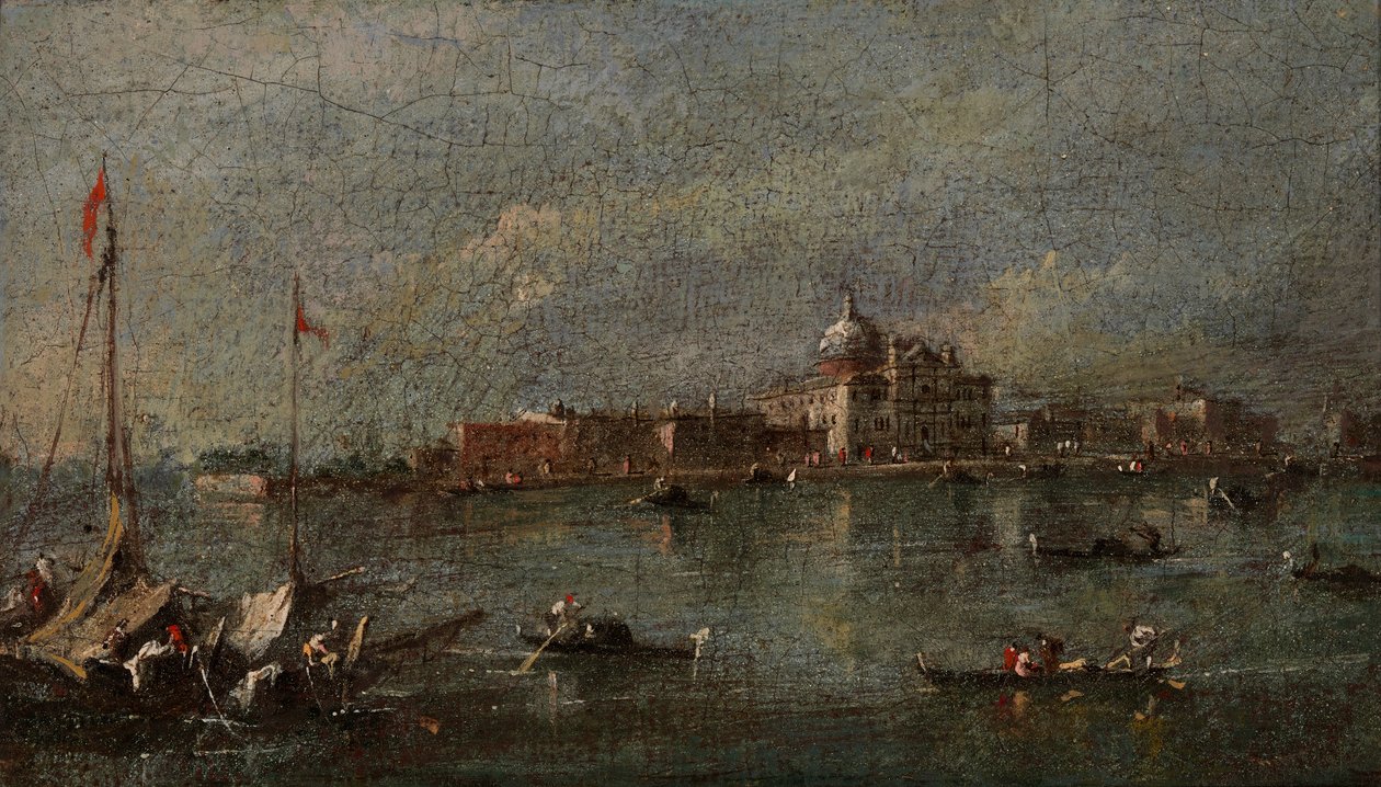 Cena veneziana, final do século XVIII e início do século XIX. de Giacomo Guardi