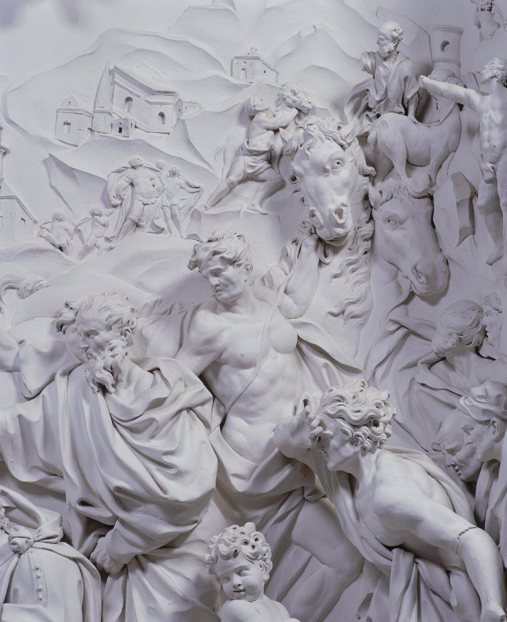 Adoração do Maji (gesso) de Giacomo Serpotta