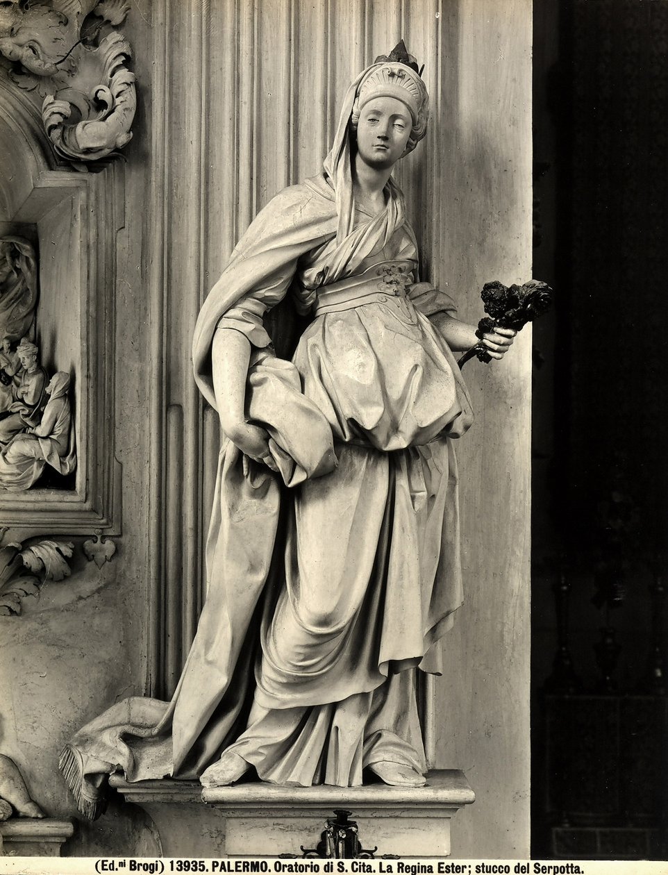 Rainha Esther (gesso) de Giacomo Serpotta