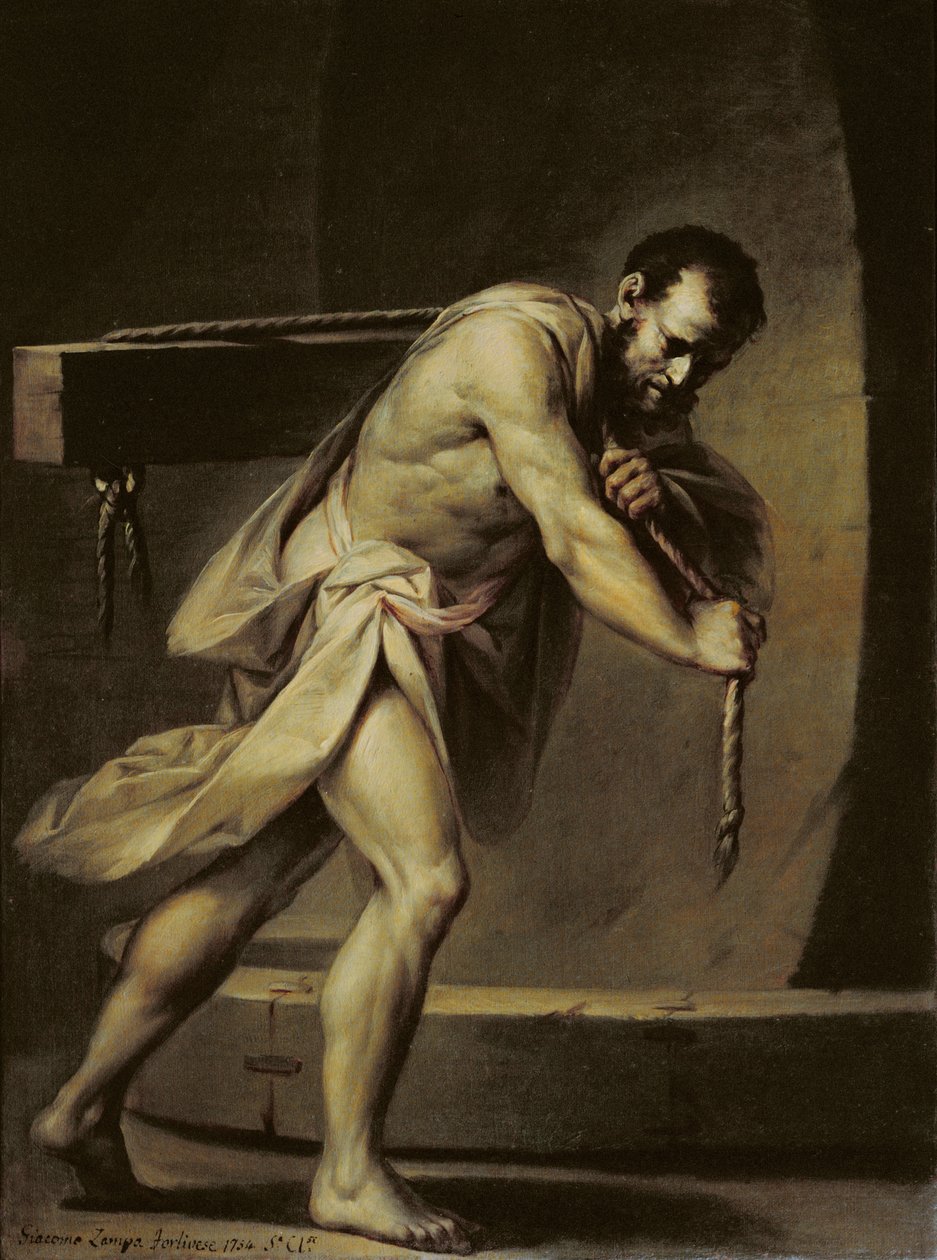 Sansão na passadeira de Giacomo Zampa