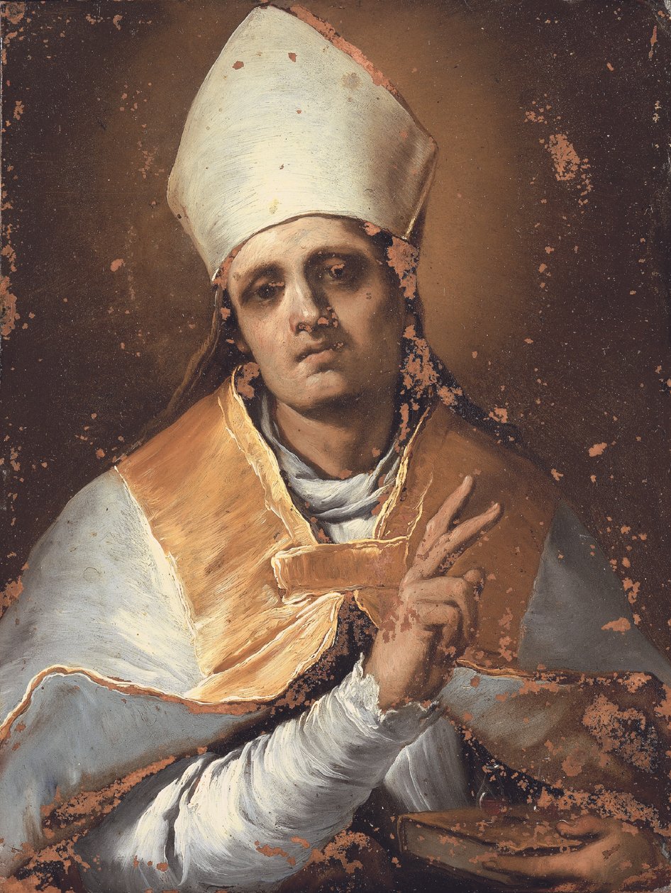 São Januário (óleo sobre cobre) de Giacomo del Po