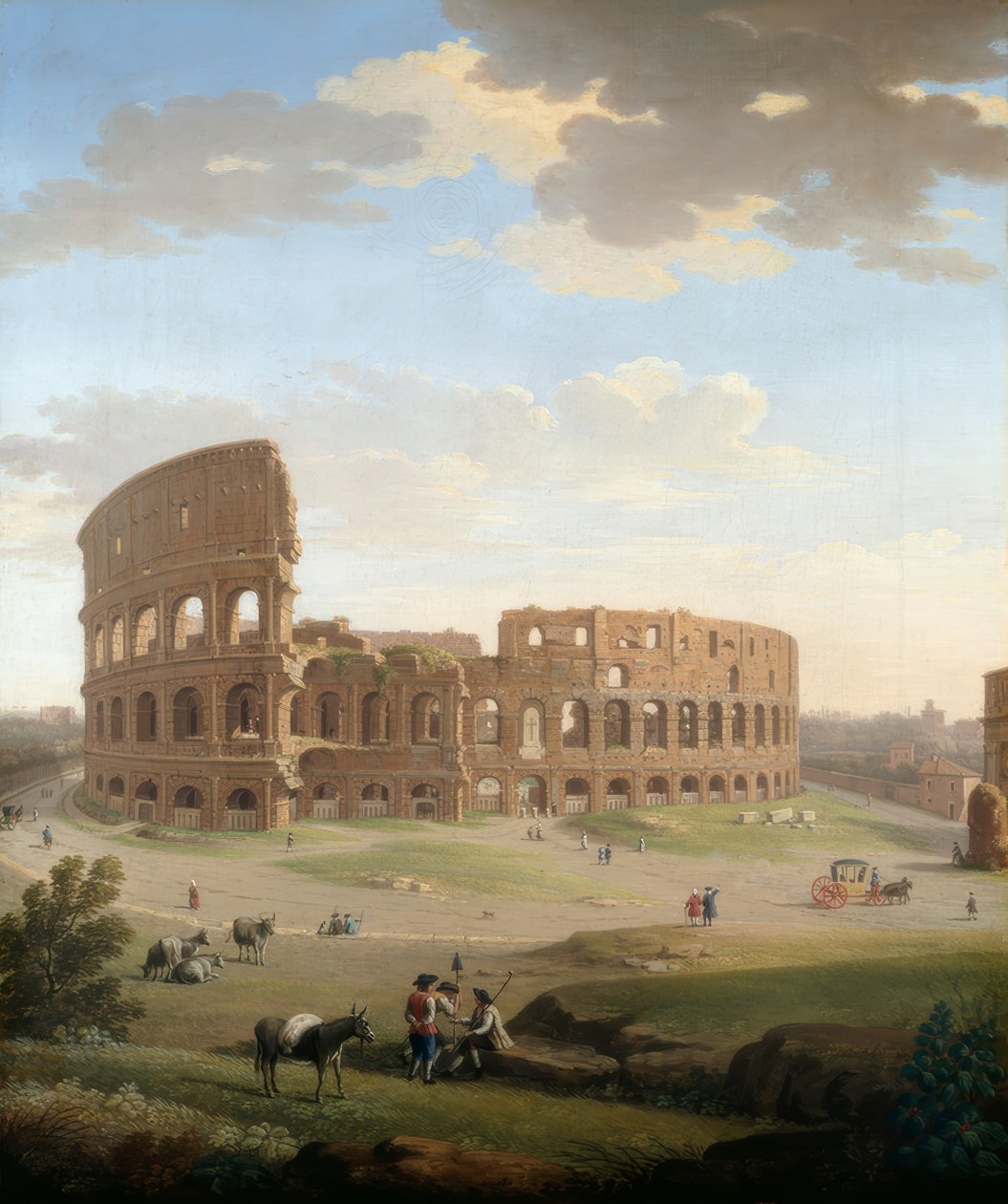 Roma, Vista do Coliseu de Giacomo van Lint