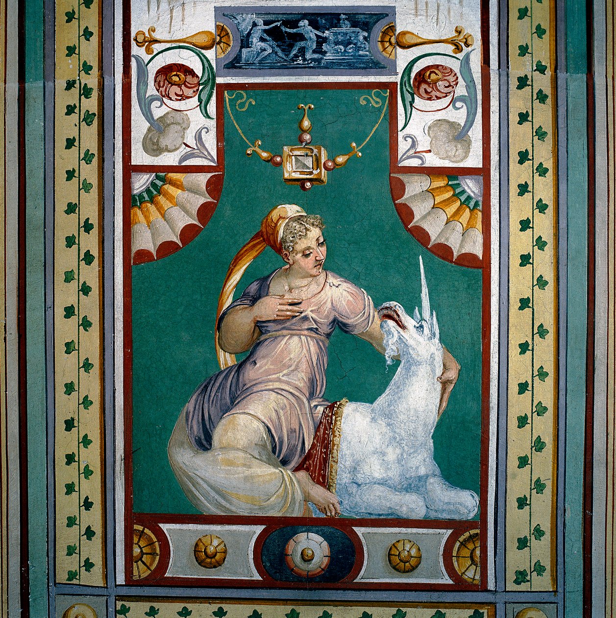 Alegoria da Castidade (fresco) de Giallo Fiorentino