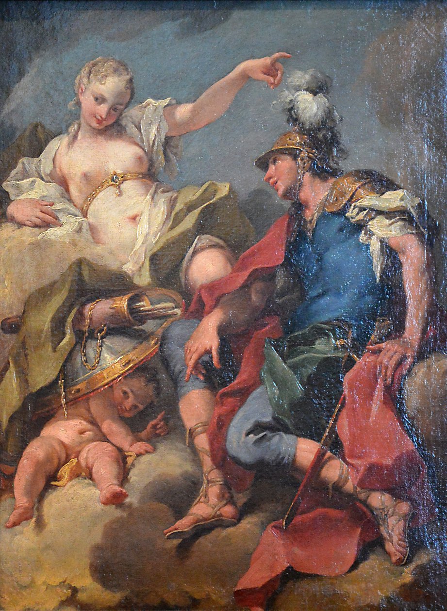 Marte e Vênus de Giambattista Pittoni