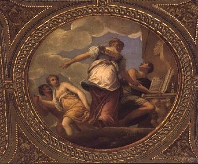 Alegoria de Estudo (pintura de teto) de Giambattista Zelotti