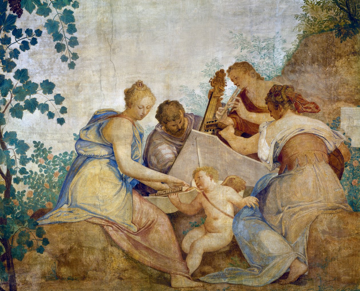 Concerto de Giovanni Battista Zelotti (1526-1578). Itália de Giambattista Zelotti