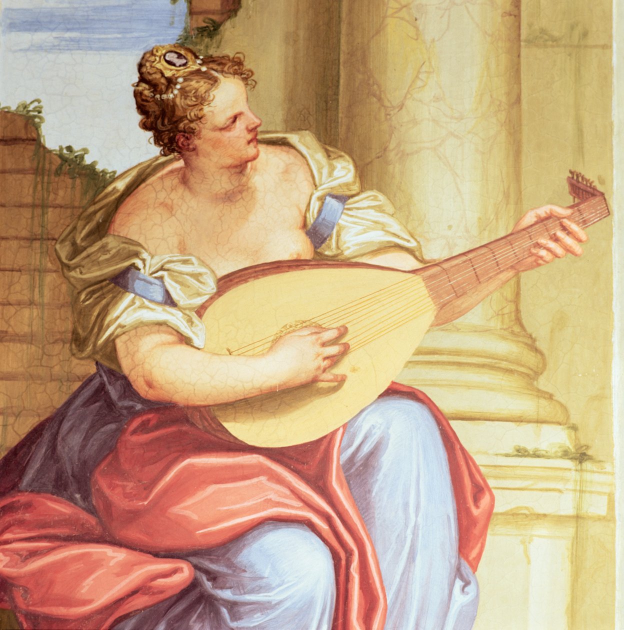Música (detalhe de 283697) de Giambattista 1526 78 Zelotti