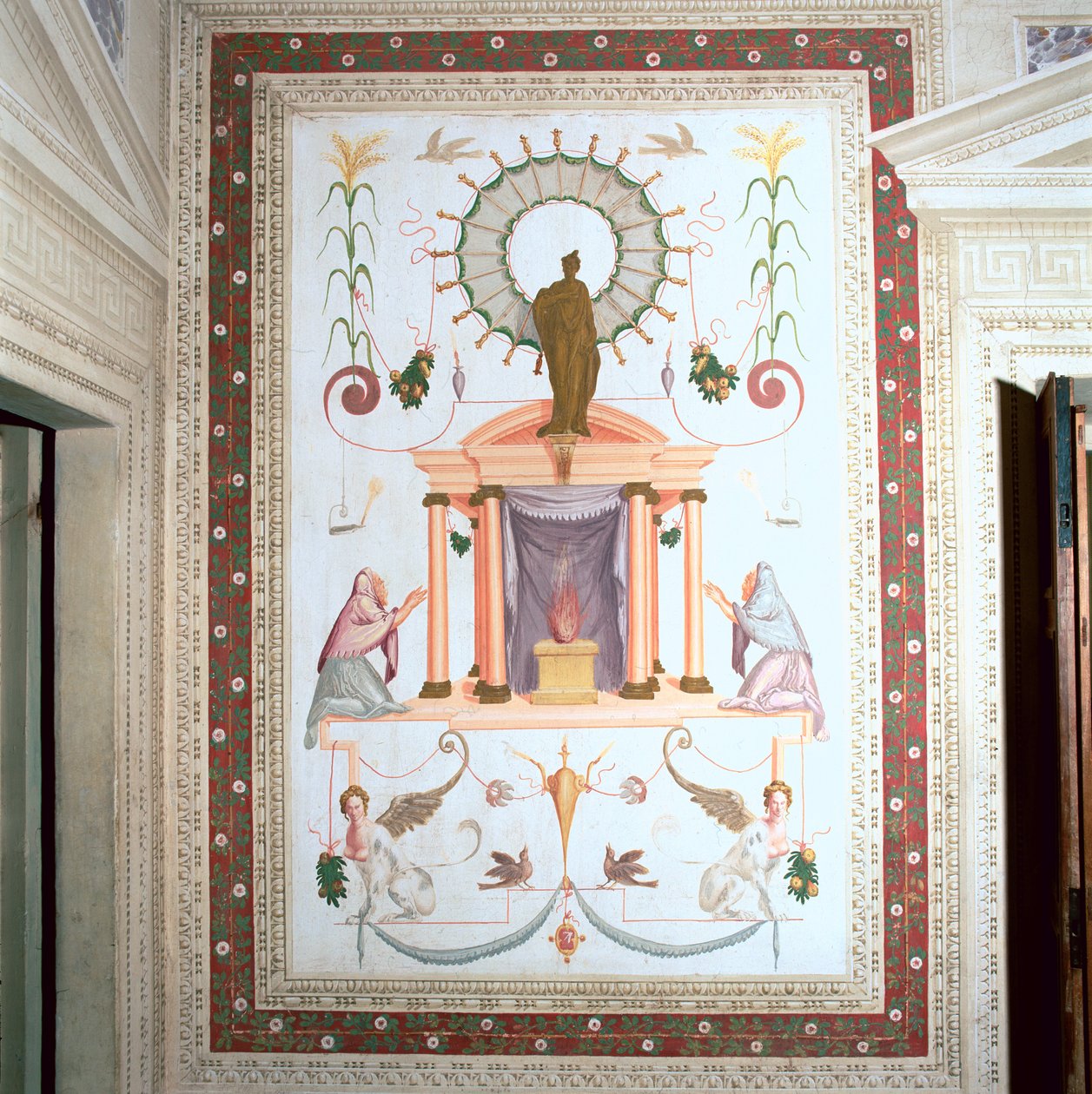 Pequena sala do grotesco de Giambattista 1526 78 Zelotti