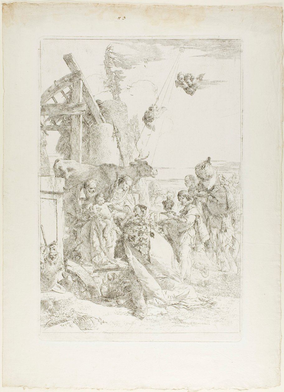 Adoração dos Magos de Giambattista Tiepolo