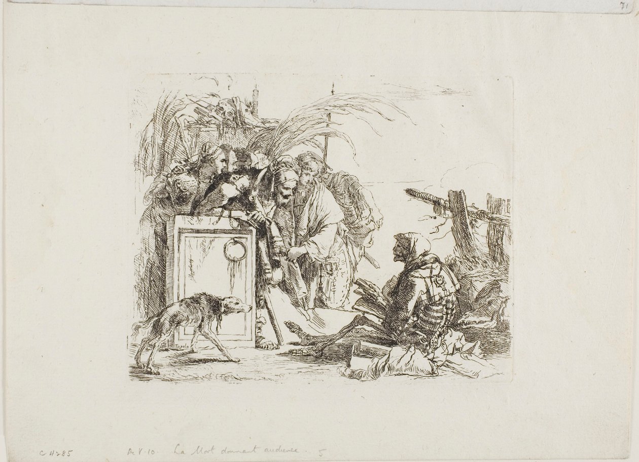 Audiência Dando Morte, de Capricci de Giambattista Tiepolo