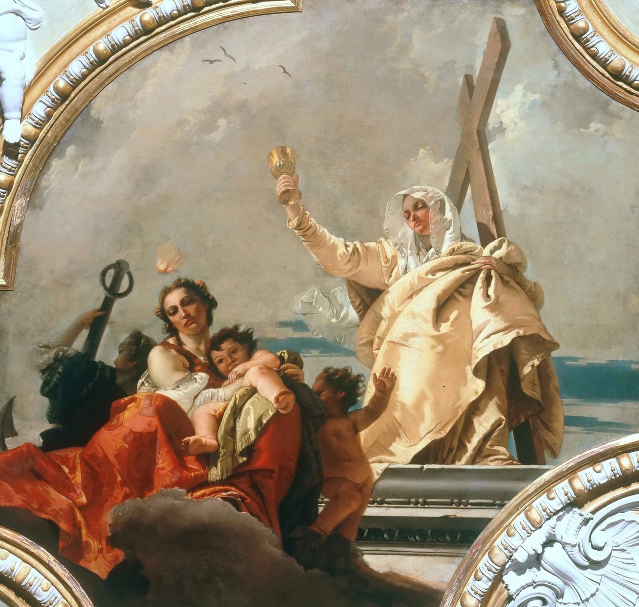 Fé, Esperança e Caridade, 1744. de Giambattista Tiepolo