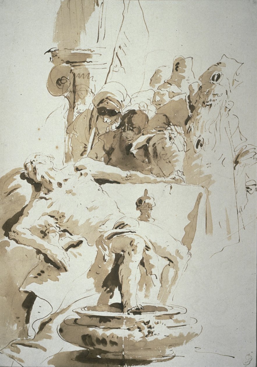 Fantasia sobre a morte de Sêneca de Giambattista Tiepolo