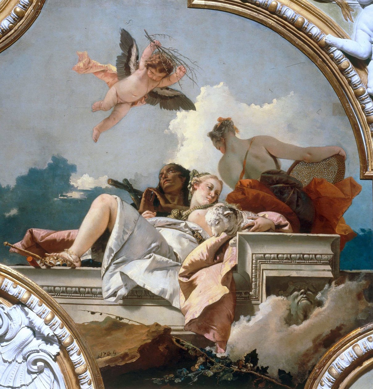 Penitência, humildade e verdade, 1744. de Giambattista Tiepolo