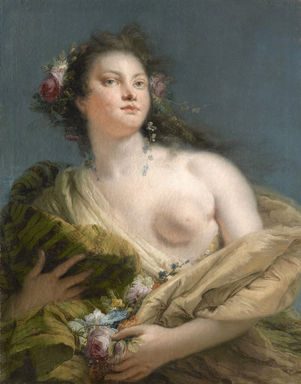 Retrato de uma senhora como flora, ca 1760. de Giambattista Tiepolo