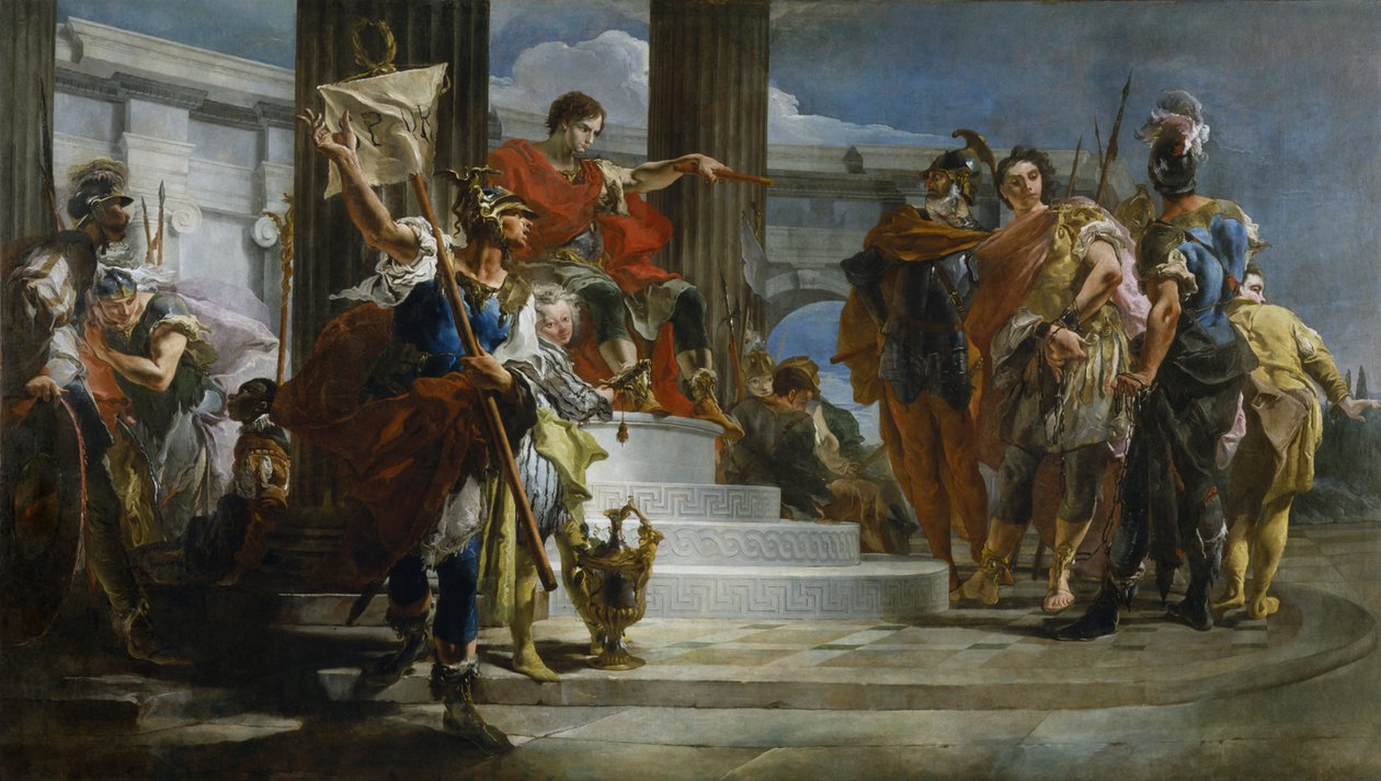 Scipio Liberação Massiva de Giambattista Tiepolo