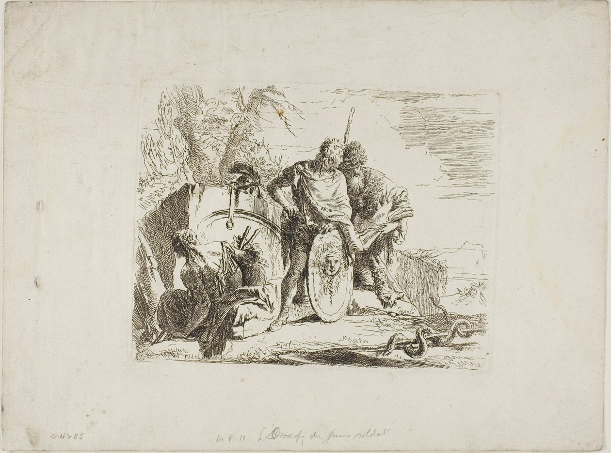 O Astrólogo e o Jovem Soldado, de Capricci de Giambattista Tiepolo