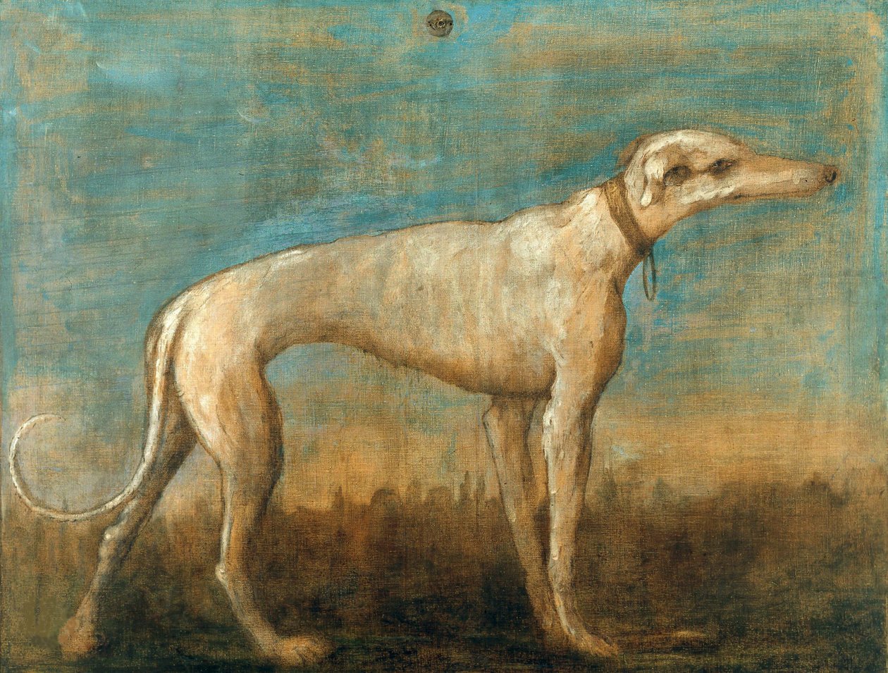 O galgo italiano, c. 1793. de Giambattista Tiepolo