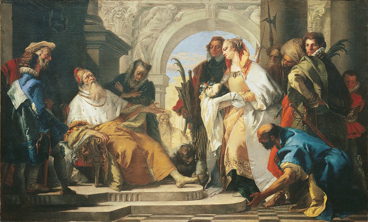 Os santos padroeiros da família Crotta de Giambattista Tiepolo