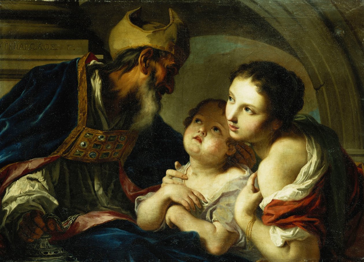 São Nicolau de Bari com dois filhos, de Giambettino Cignaroli