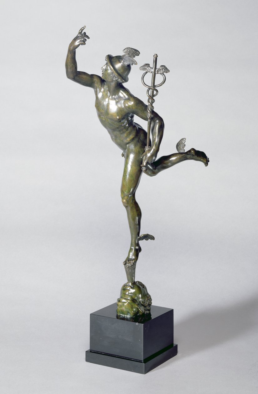 Mercúrio, c.1800-30 (bronze) de Giambologna