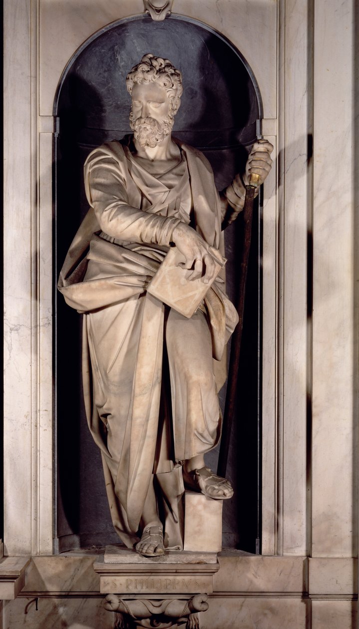 São Filipe, nicho da capela Salviati (mármore) de Giambologna