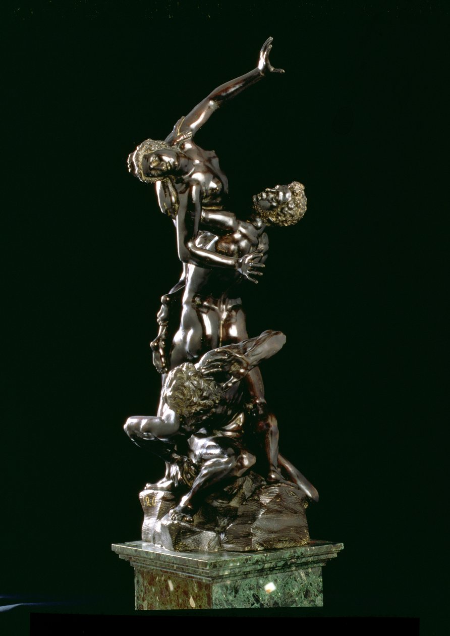 O Estupro das Mulheres Sabinas (bronze) de Giambologna