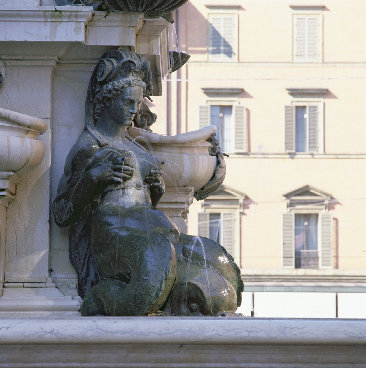 Fonte de Netuno, ou Fonte do Gigante, 1566 de Giambologna and Tommaso Laureti