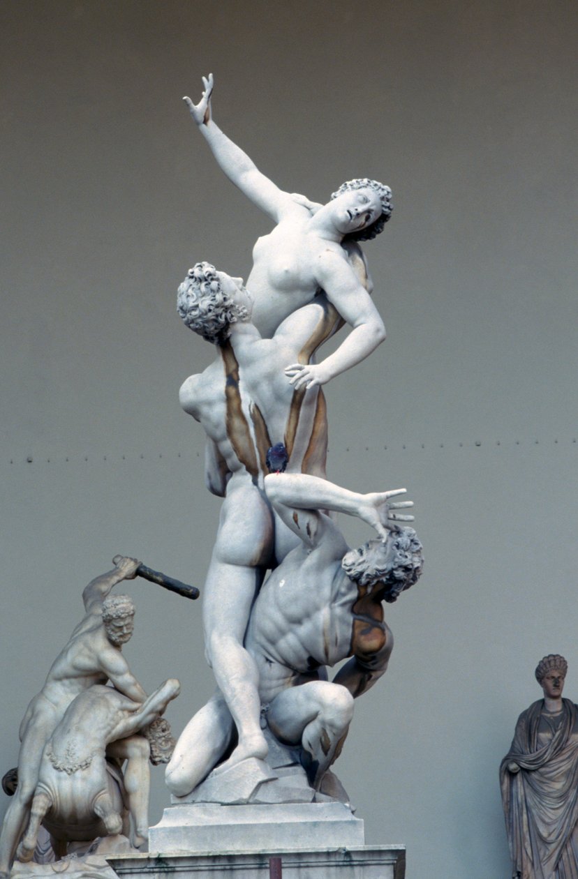 O Estupro das Mulheres Sabinas, c1583 de Giambologna