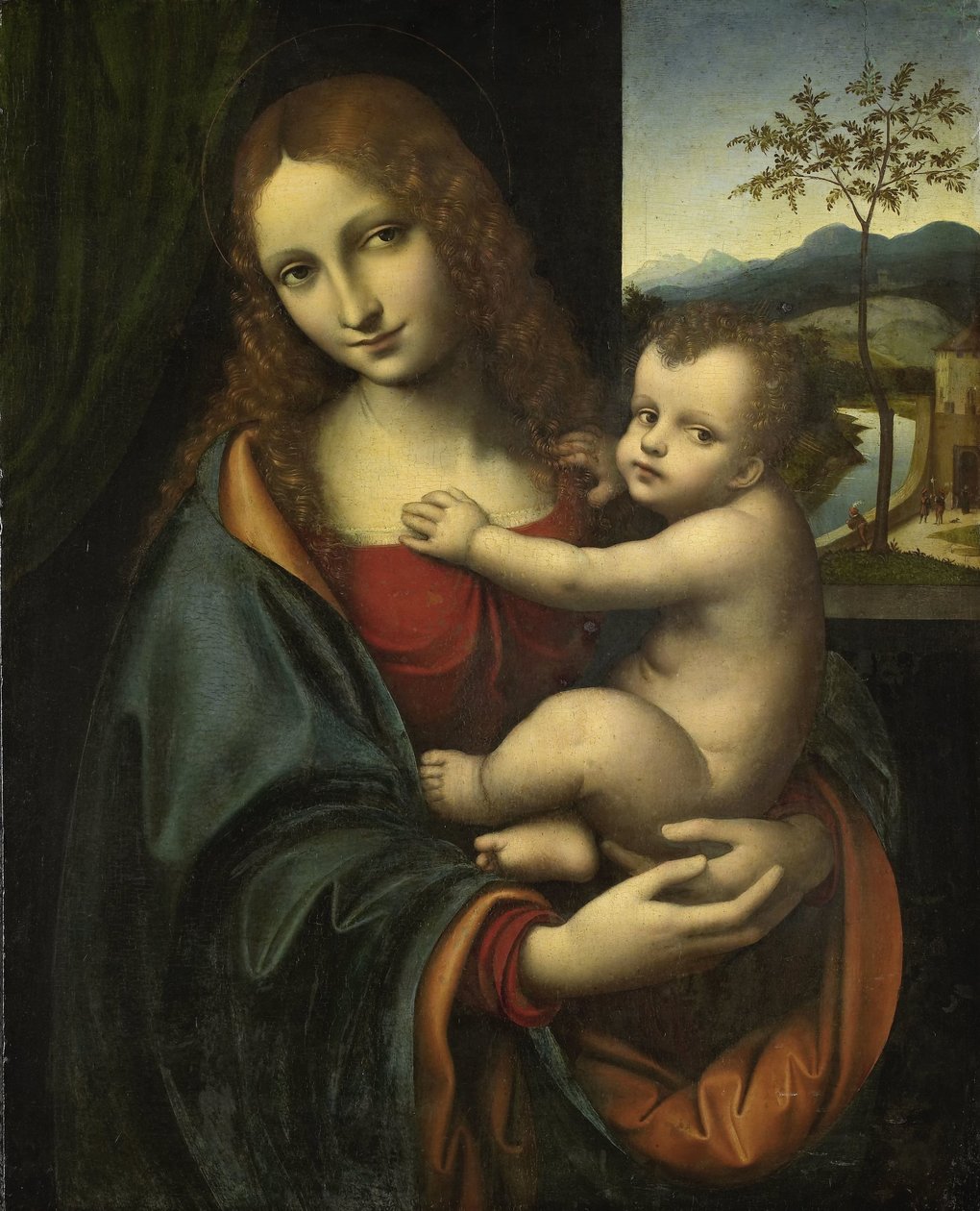 A Madonna e a Criança de Giampetrino (attributed to)