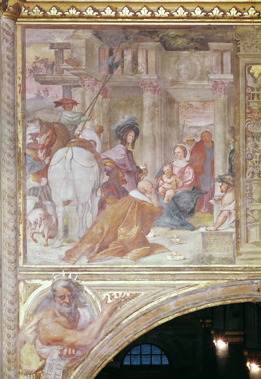 Adoração dos Magos, 1515 de Gian Francesco Bembo