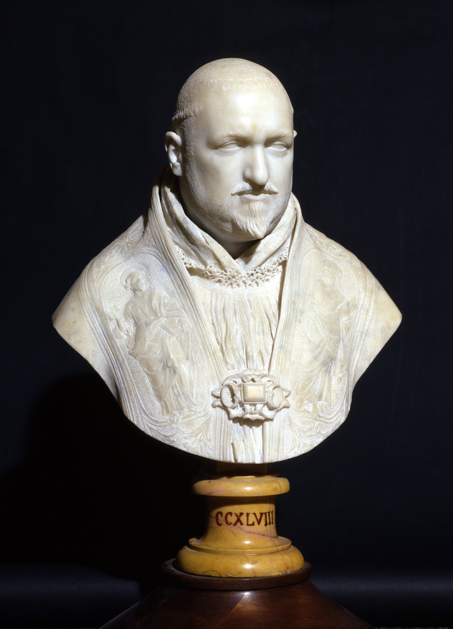Busto do Papa Paulo V (mármore) de Gian Lorenzo Bernini