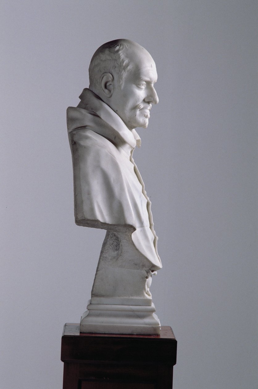 Retrato de Alessandro Damasceni-Peretti-Montalto, 1622-23 (mármore) (ver também 149092, 149093 e 149095) de Gian Lorenzo Bernini