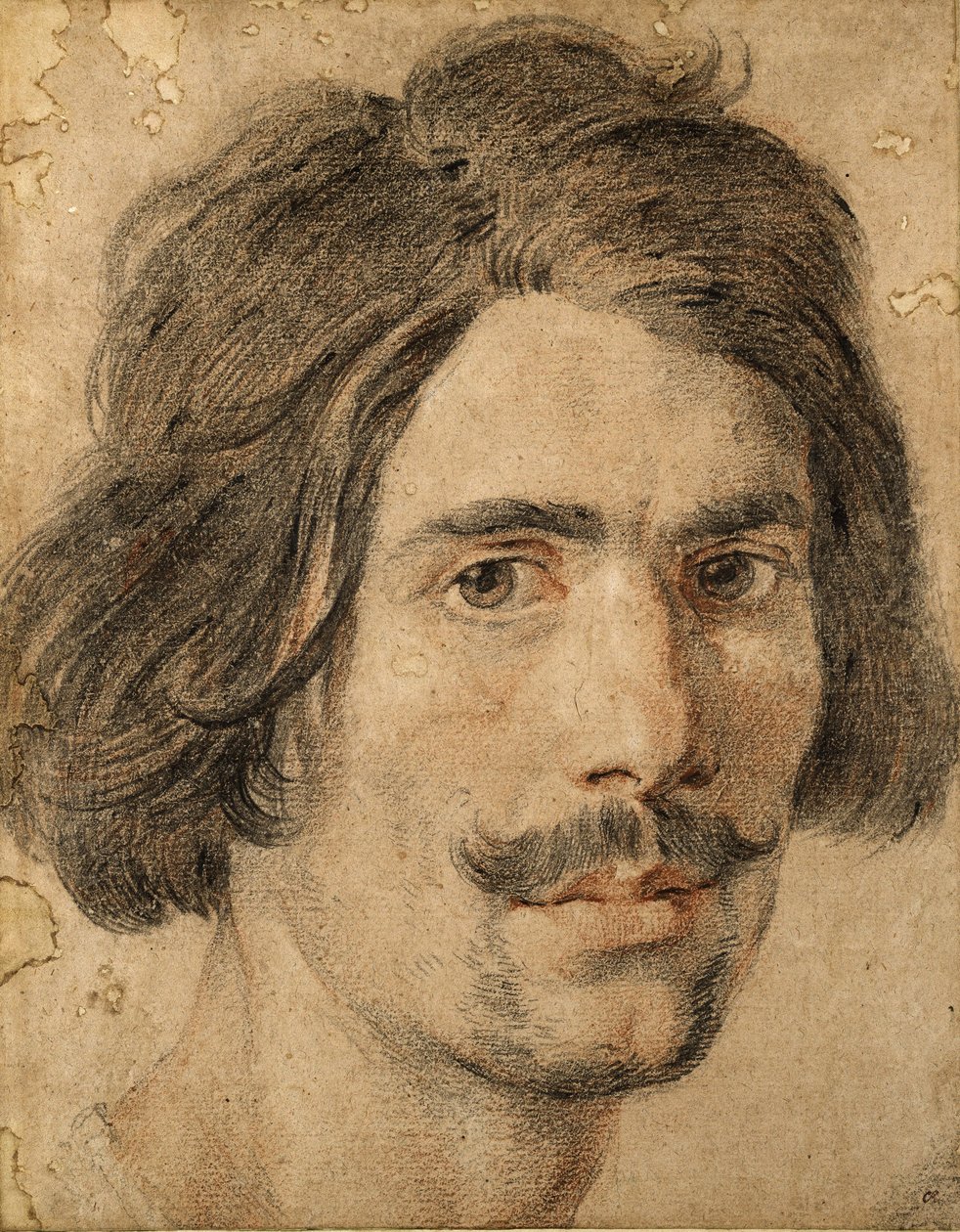Auto-retrato, Gian Lorenzo Bernini, cerca de 1635 de Gian Lorenzo Bernini