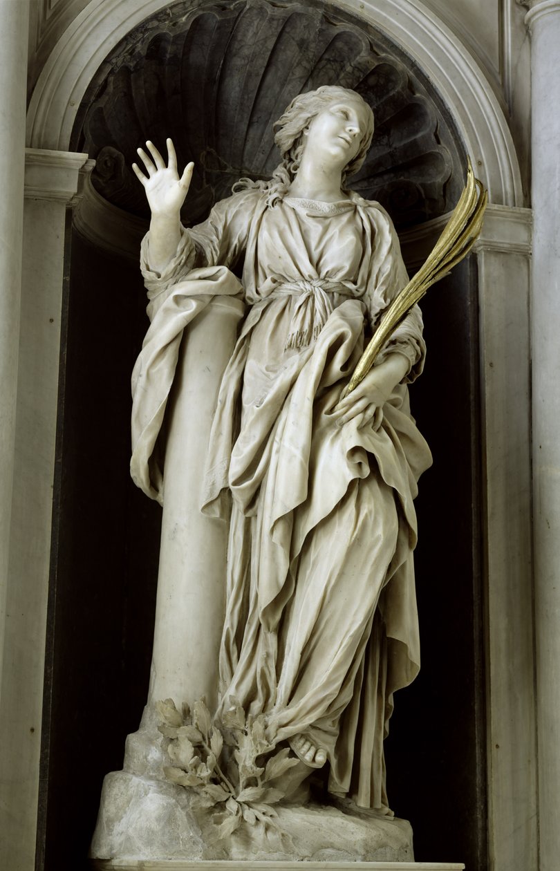 St. Bibiana, 1626 (mármore) de Gian Lorenzo Bernini
