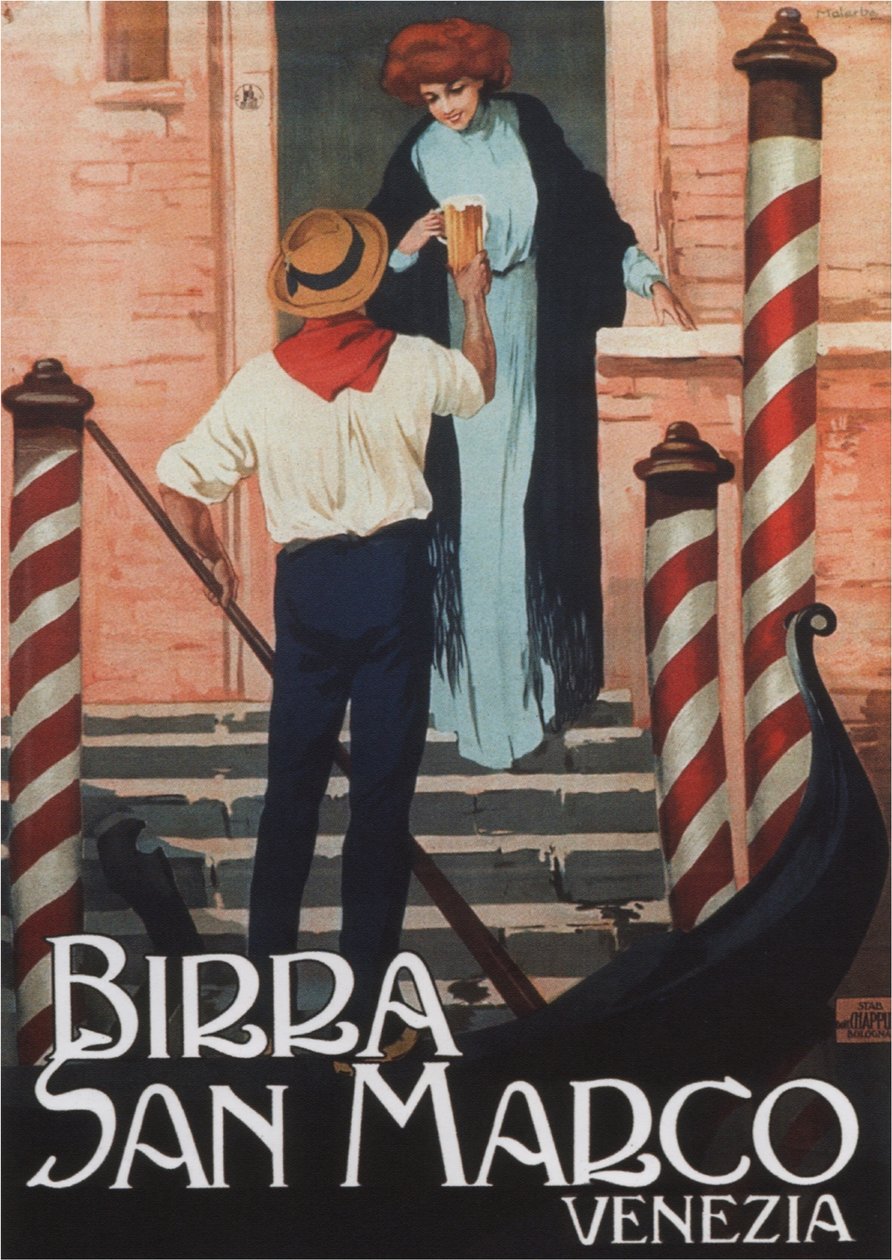 Cerveja San Marco, c. 1909 de Gian Emilio Malerba