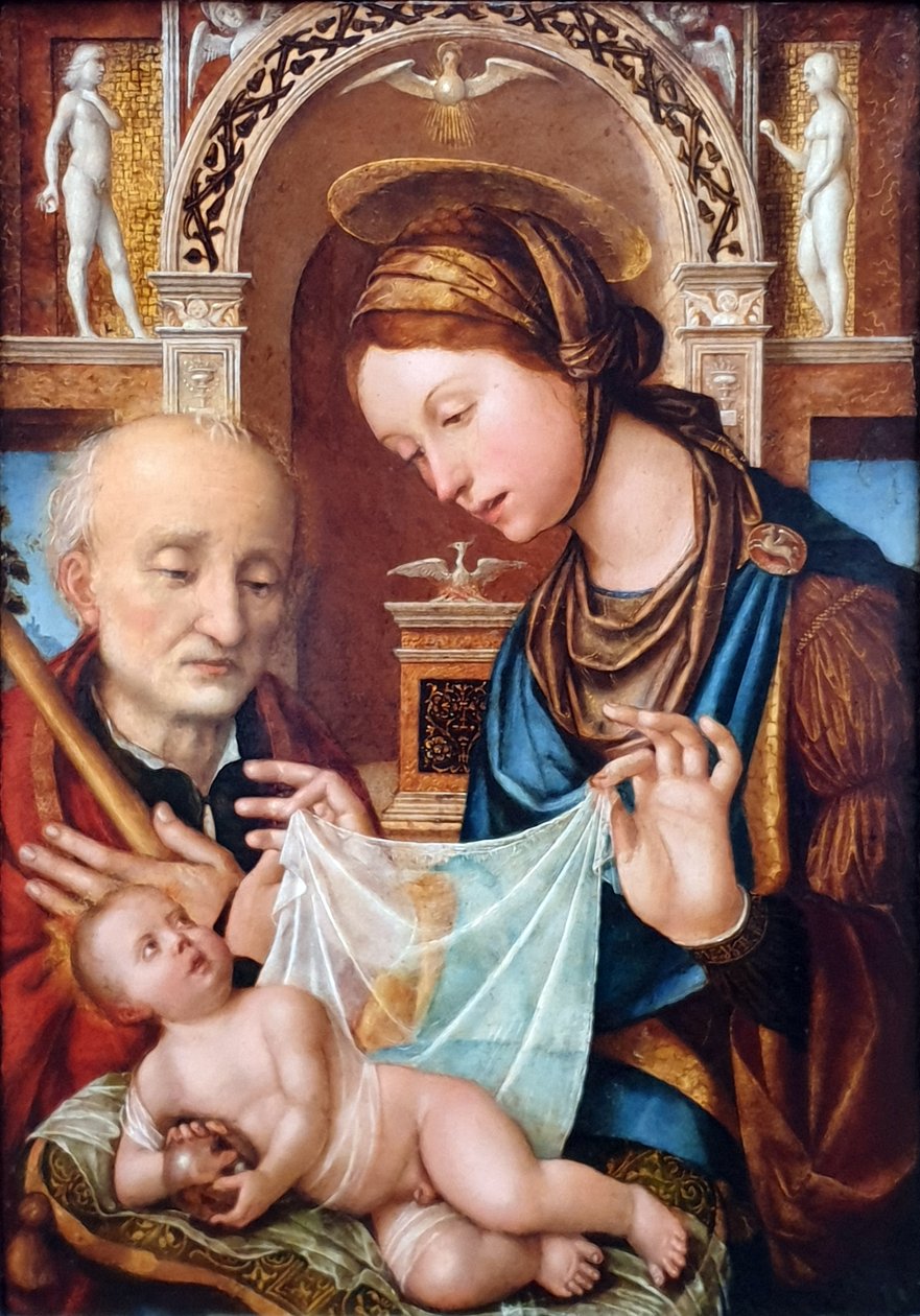 Alemão: Die Heilige Familie A Sagrada Família de Gian Francesco de Maineri