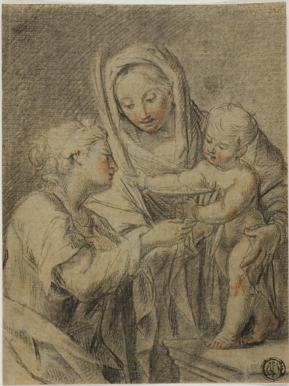 Virgem e Menino com Santa Luzia de Gian Girolamo Bonesi