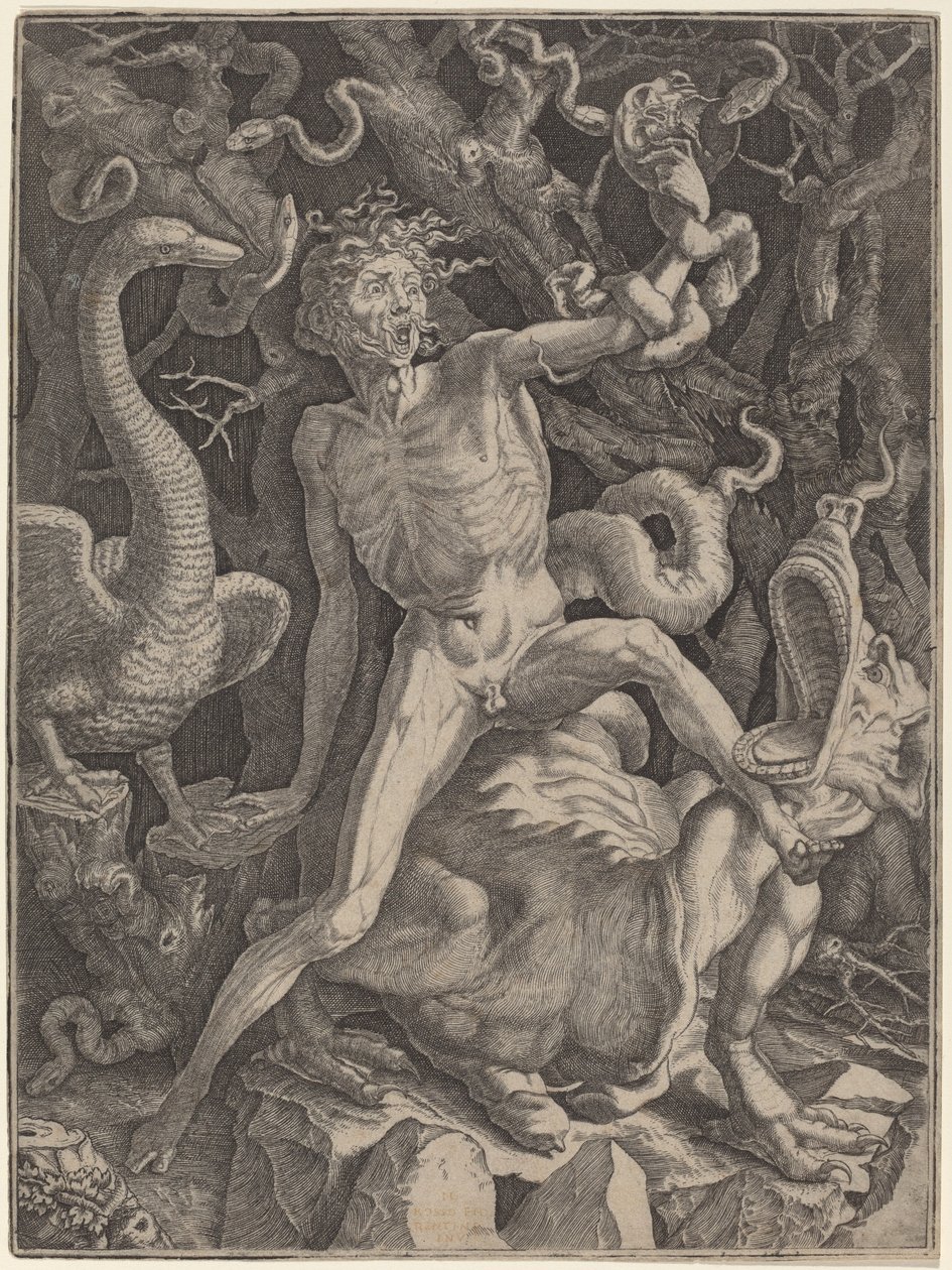 Fúria de Gian Jacopo Caraglio after Rosso Fiorentino