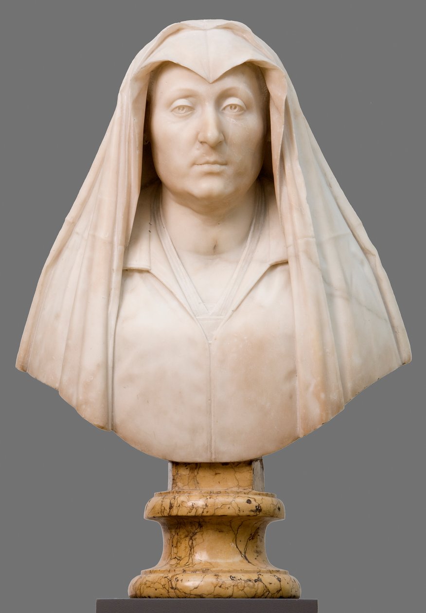 Busto de Camilla Barbadori. Mãe do Papa Urbano VIII Barberini de Gian Lorenzo Bernini