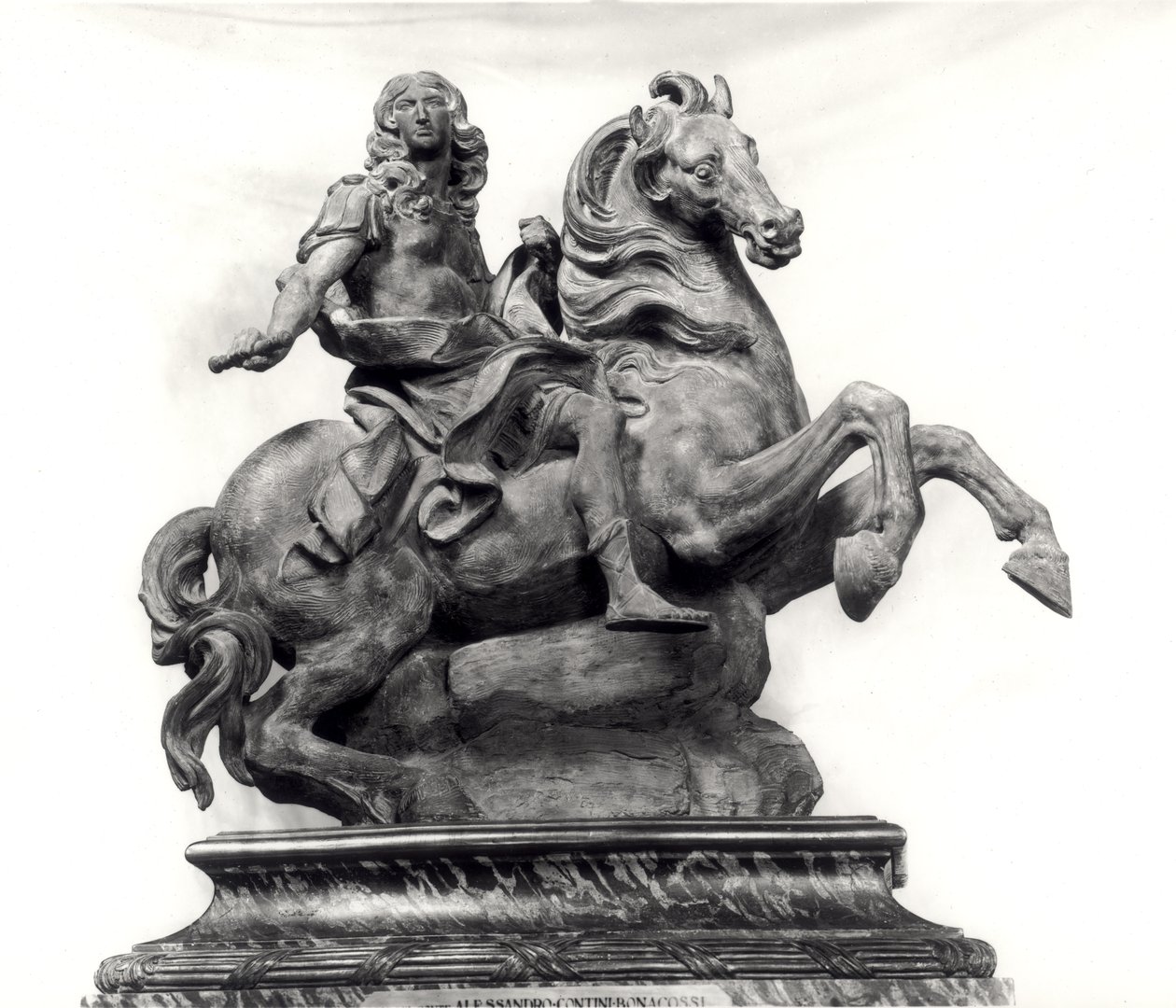 Modelo para o Monumento a Luís XIV (1638-1715) de Gian Lorenzo Bernini