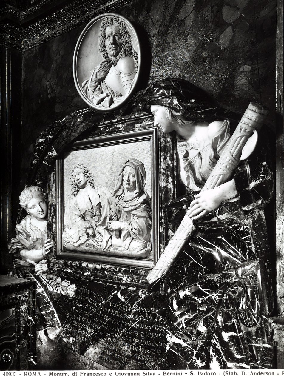 Monumento a Francesco e Giovanni Silva por Gianlorenzo Bernini, 1663 de Gian Lorenzo Bernini