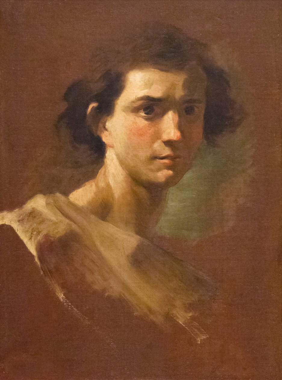 Auto-retrato enquanto jovem (óleo sobre tela) de Gian Lorenzo Bernini