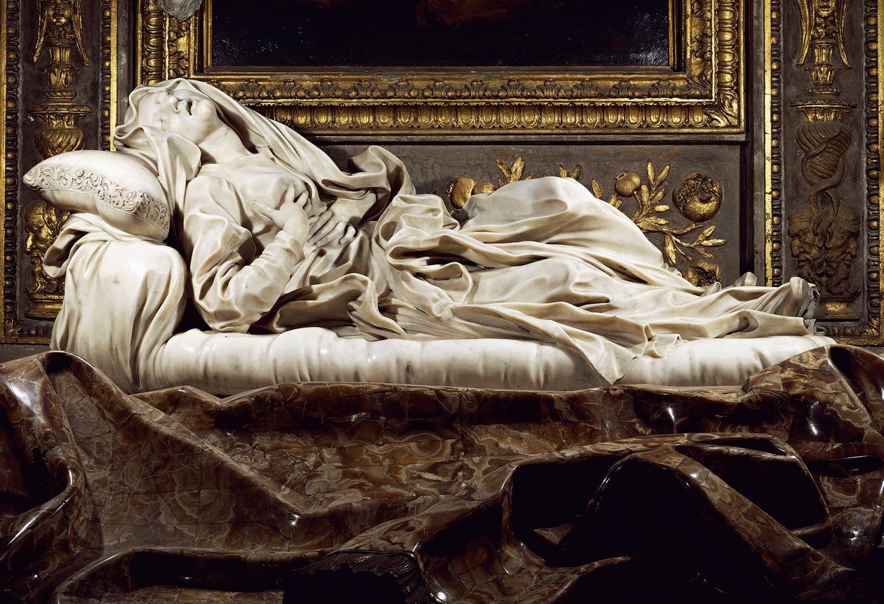 Túmulo do Beato Ludovica Albertoni de Gian Lorenzo Bernini