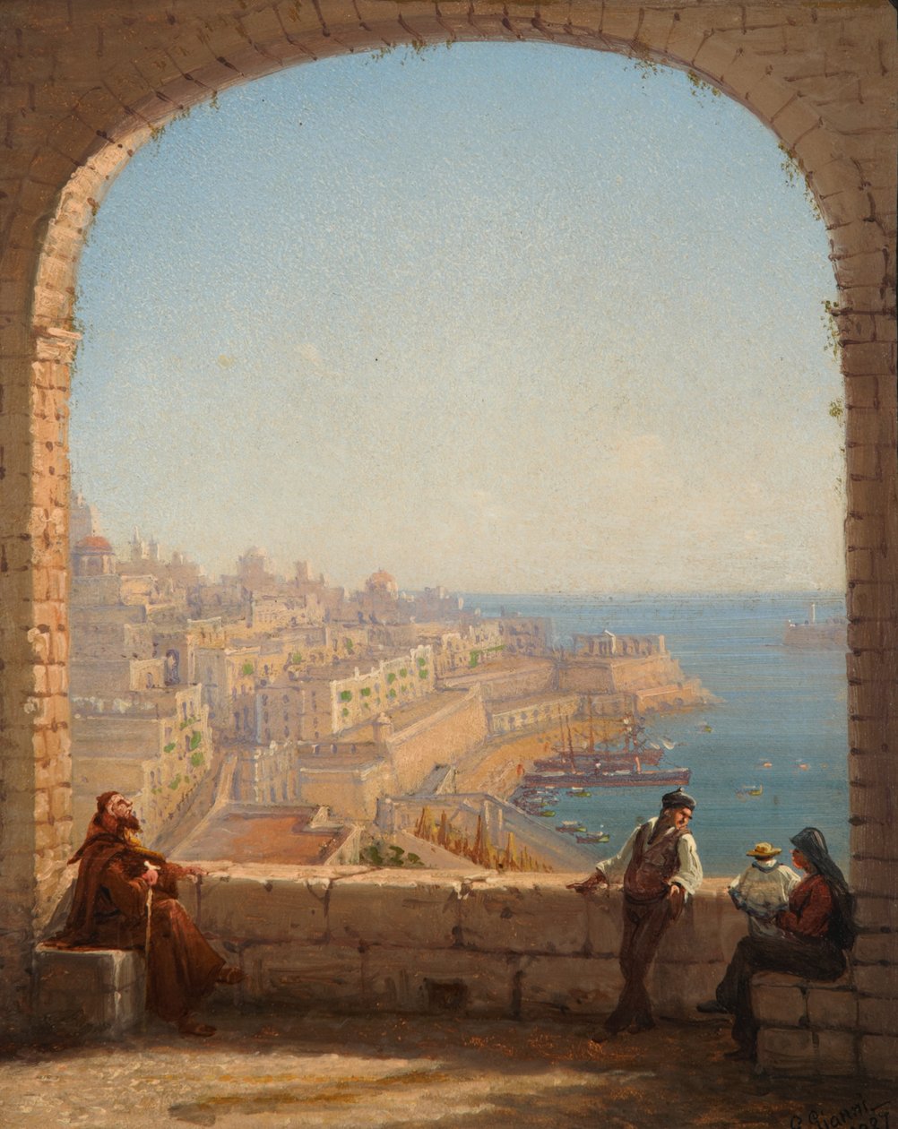 Fort St Elmo, Valletta, 1887 de Giancinto Gianni