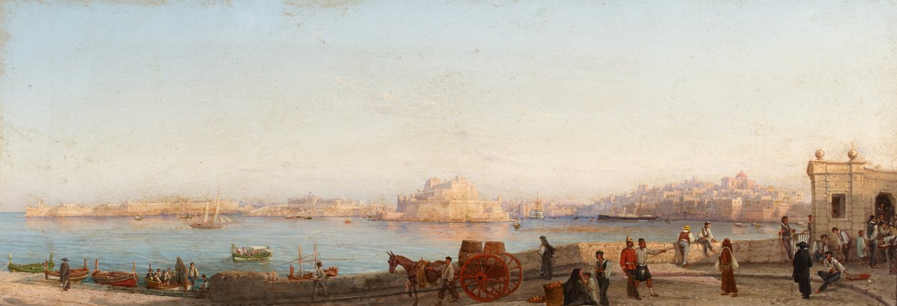 Valeta perto da ilha de Manoel de Giancinto Gianni